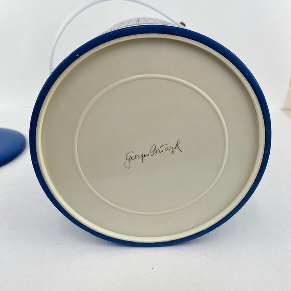 Georges Briard Vintage Nautical Compass Rose Ice Bucket - Picture 8 of 12